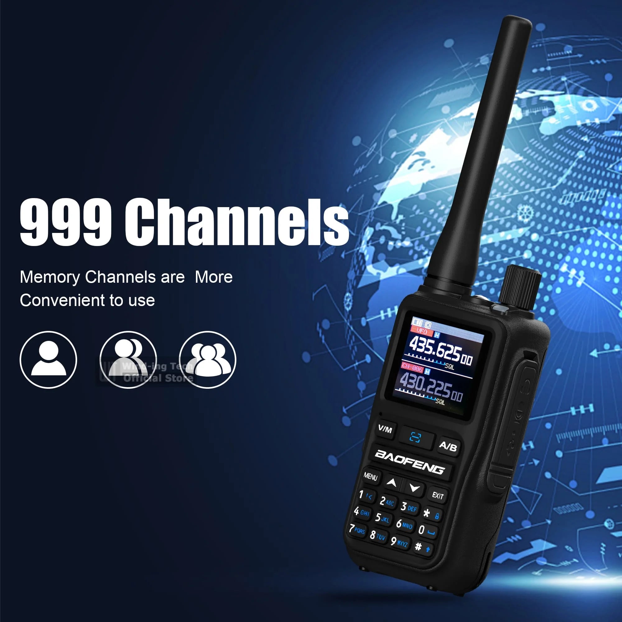 Baofeng UV 5R Mini Walkie Talkie Bluetooth Programming Frequency Hopping Type-C Jack Multiple Colors Dual PTT Camping Ham Radios