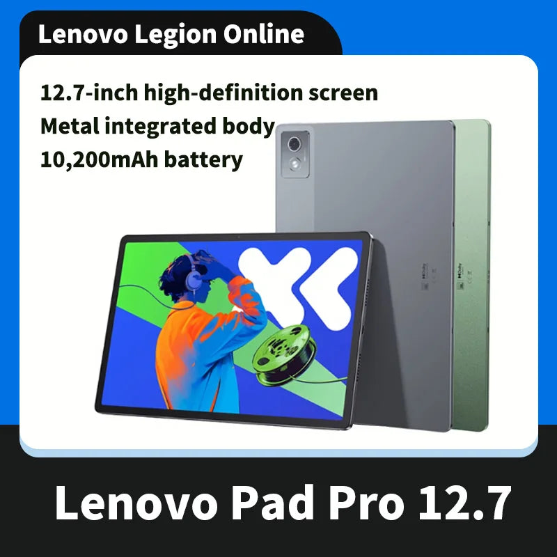 2025 CN version Lenovo Xiaoxin Pad Pro 12.7 2nd 2025 12.7 inch Tablet Zui 16 10200mAh Android 14  Dimensity 8300 2.9k 144Hz Wifi