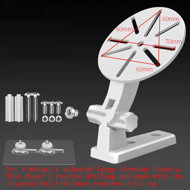 Universal Camera Support Wall Bracket, Indoor Camera Security Surveillance Accessories Camera Support And Base Holder Rack