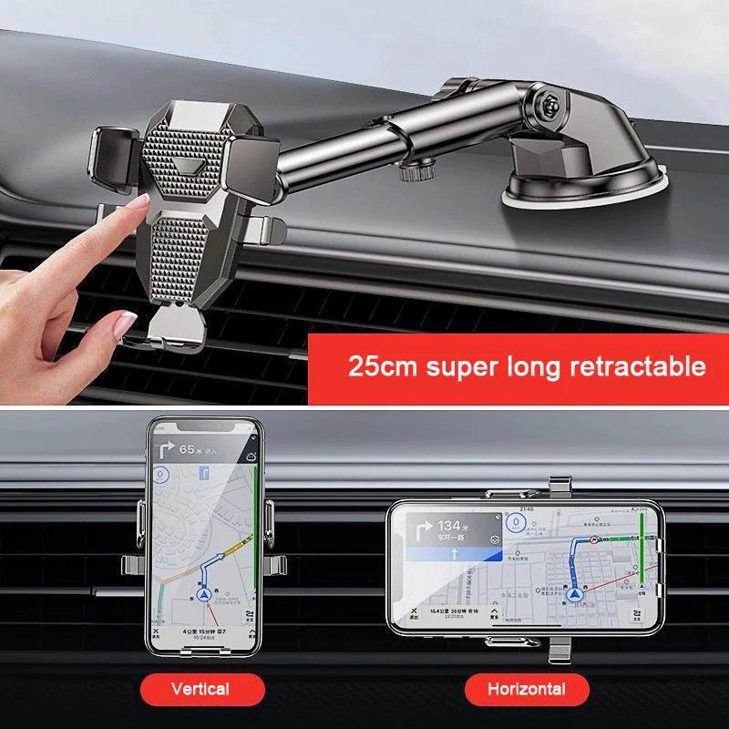 Car Sucker Phone Holder Mount Stand Portable Phone Stand Extension Arm Cell Phone Support For iPhone 14 13 Xiaomi Huawei Samsung