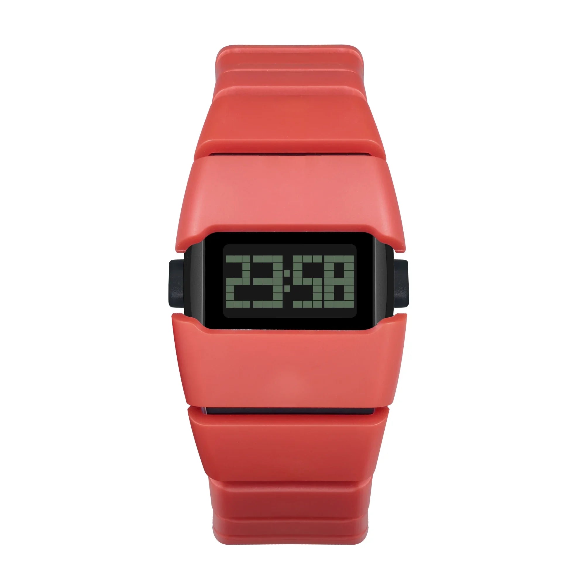 SHIYUNME Fashion Men's LED Electronic Watch Plastic Material Creative Design Unique Watch Man Casual Sports Waterproof Watch