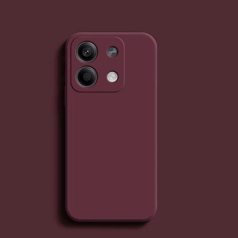 Redmi Note 13 Case Square Liquid Silicone Soft funda TPU Cover For Xiaomi Redmi Note 13 Note13Pro Plus Note13 Pro 5G Phone Cases