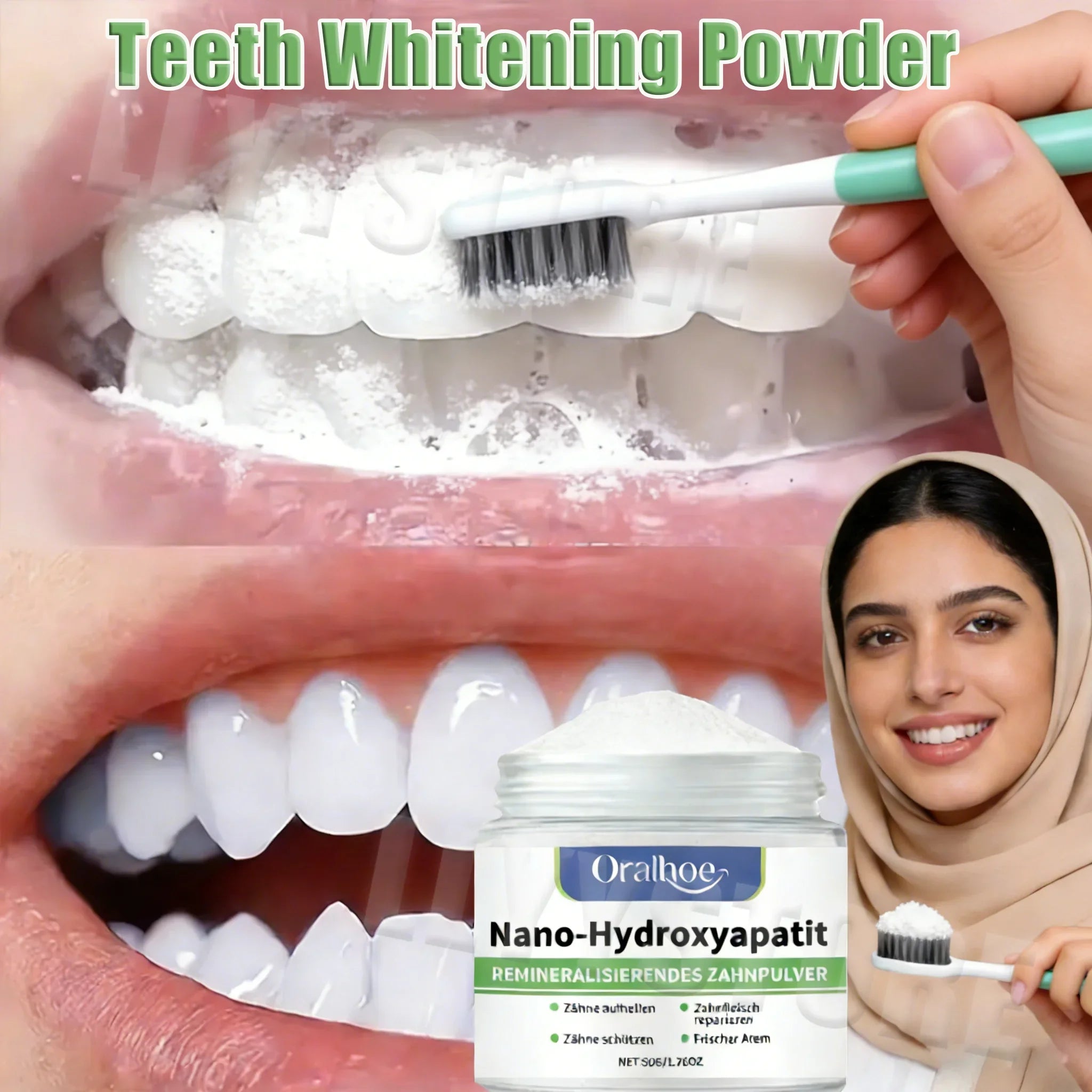 1Pcs Teeth Whitening Powder Remove Plaque Remove Tooth Stains Remove stone tartar Fresh Breath Non-irritating 2026 NEW