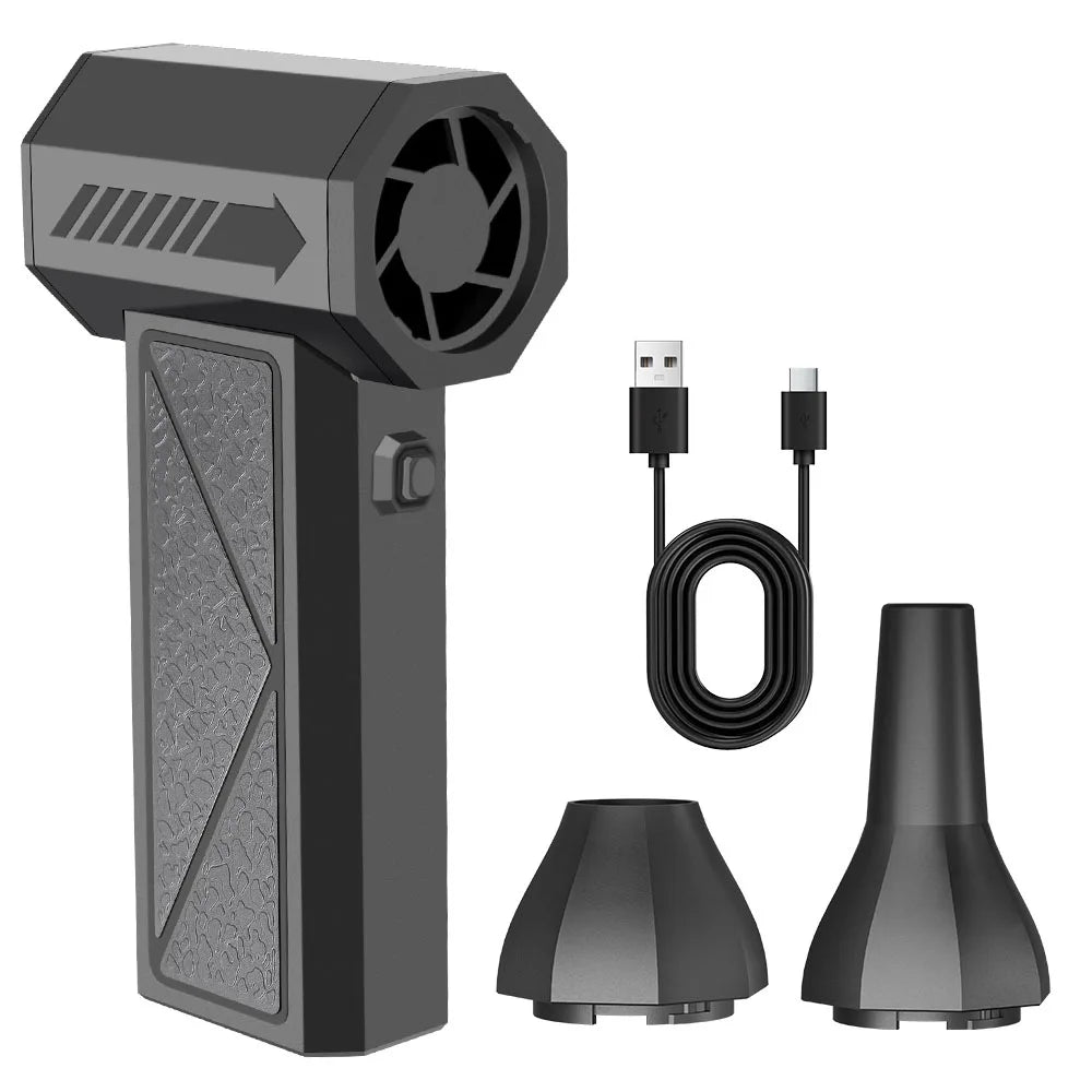 Violent Fan 2025 New Car Fan Cleaning Jet Blower Tools Electric Air Duster Portable Type-C Charging Turbo Fan Blowing Snow