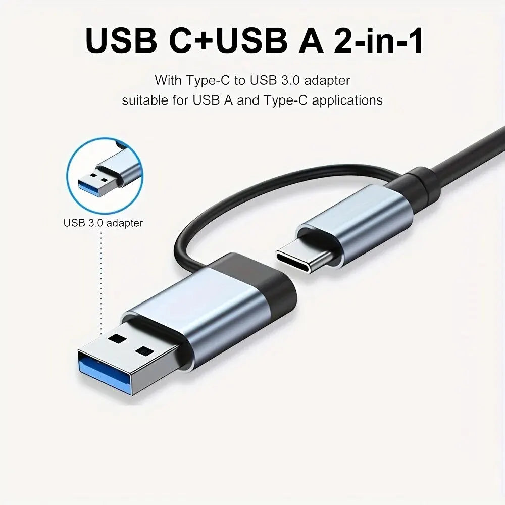 USB 3.0 Hub Type-C to 7 Port USB HUB USB3.0 Adapter Multi Splitter High Speed 5Gbps With USB C For Macbook PC Laptop Accessories