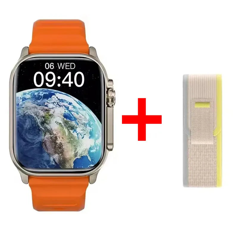 New Watch T900 U2 Smart Watch 49mm 2026 New NFC Men Women GPS Track Bluetooth Call BT Music Games Wireless Charging Smartwatch
