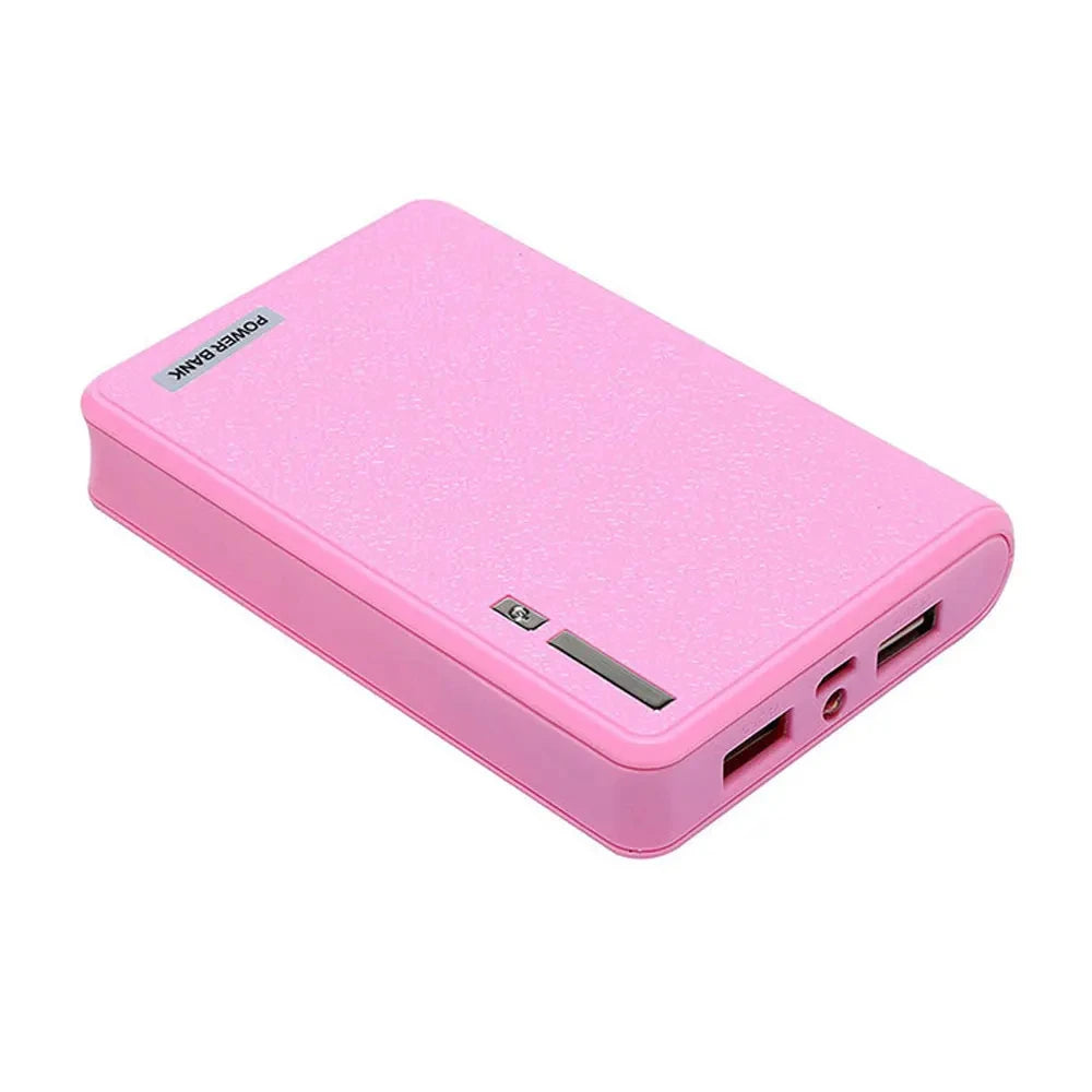 DIY 4*18650 Power Bank Case 4 in 1 Battery Charge Storage Box Shell Micro USB with Flashlight For Charging Mobile Phones