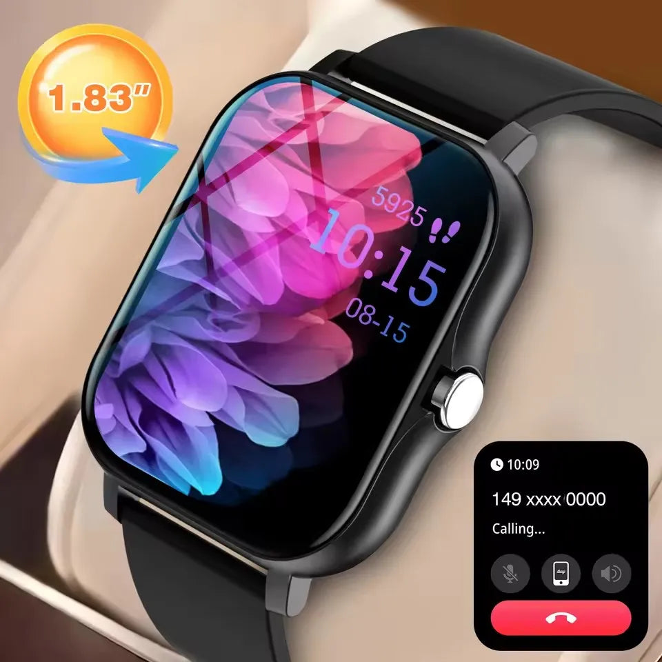 2026 Smart Watch 1.83"Screen Bluetooth Call Heart Rate Blood Oxygen Health Monitor Sports Smartwatch Women Men Holiday Gifts New