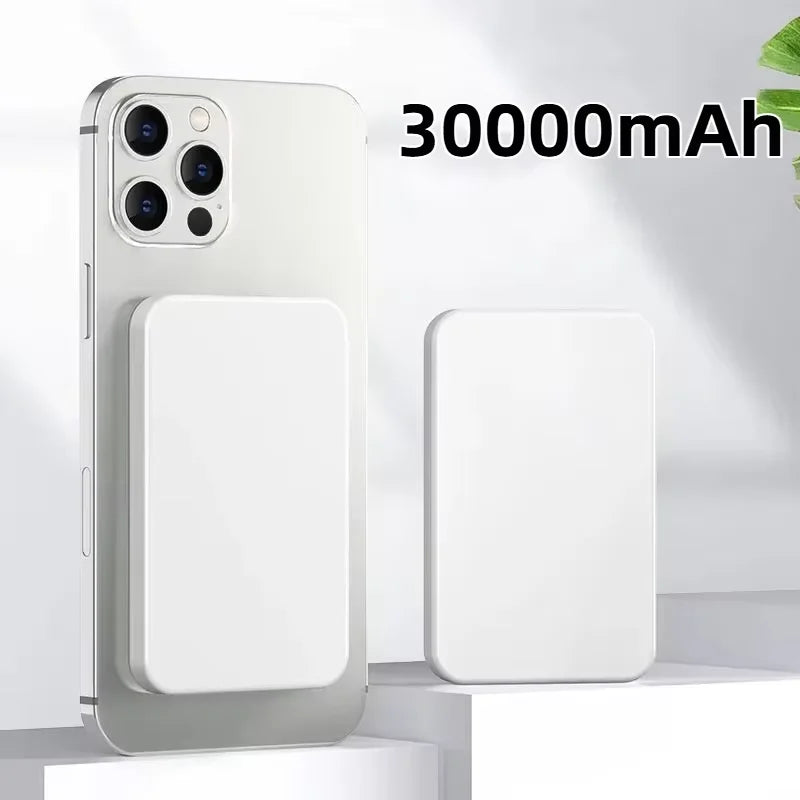 50000mAh Wireless Magnetic Power Bank PD 22.5W Fast Charging Portable External Spare Battery Pack for Magsafe For iPhone Samsung