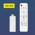 H96 Max Android TV Stick Allwinner H313 Quad Core 4K Wifi6 BT Voice Assistant Remote Control