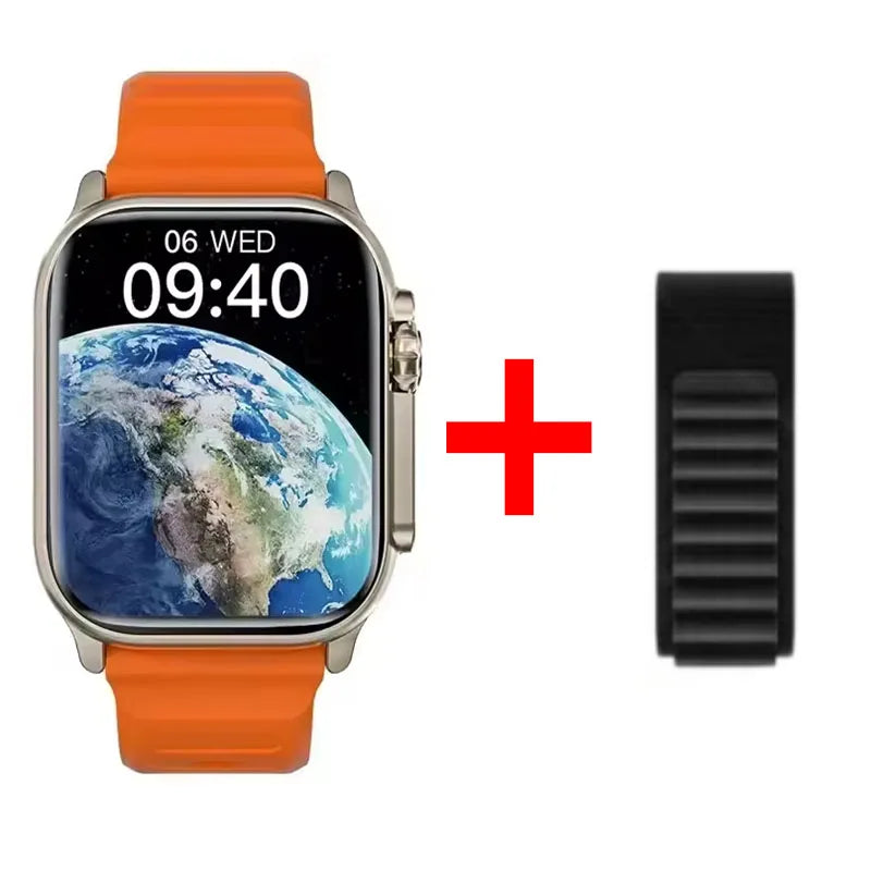 New Watch T900 U2 Smart Watch 49mm 2026 New NFC Men Women GPS Track Bluetooth Call BT Music Games Wireless Charging Smartwatch