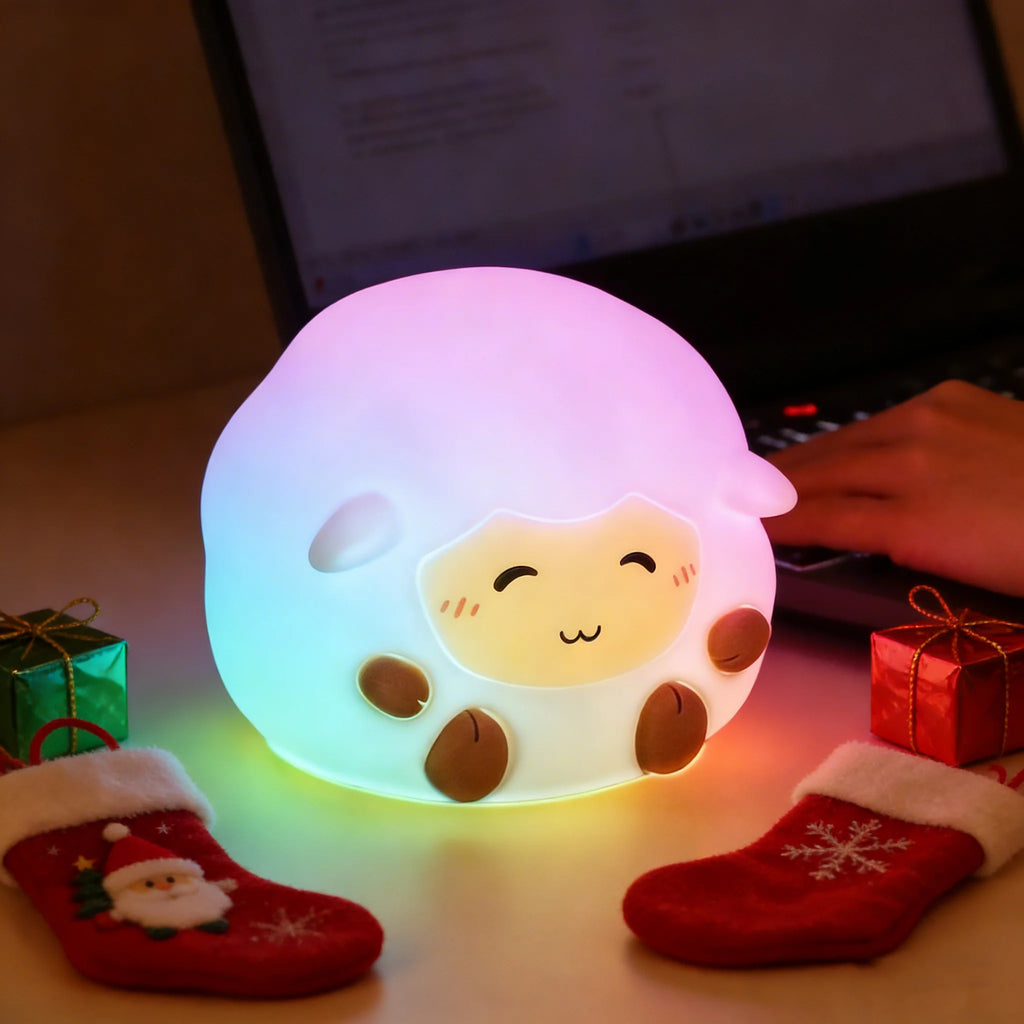 Capybara Night Light - Silicone USB Cute Baby Nightlight,Nursery Decor for Home Bedroom Birthday Dorm Easter Bathroom Christmas