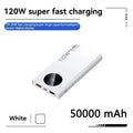 500000mAh Power Bank 120W Super Fast Charging PD20W Dual Way Digital Display Airplane Safe CCC For iPhone Samsung Xiaomi