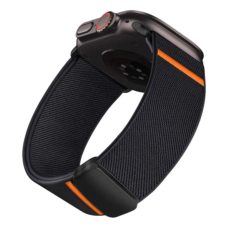 Magnetic Sport Strap For Apple Watch Band 49mm 45mm 46mm 44mm 42 41 40mm Nylon Correa Bracelet IWatch Ultra3 11 10 9 8 7 6 5 SE