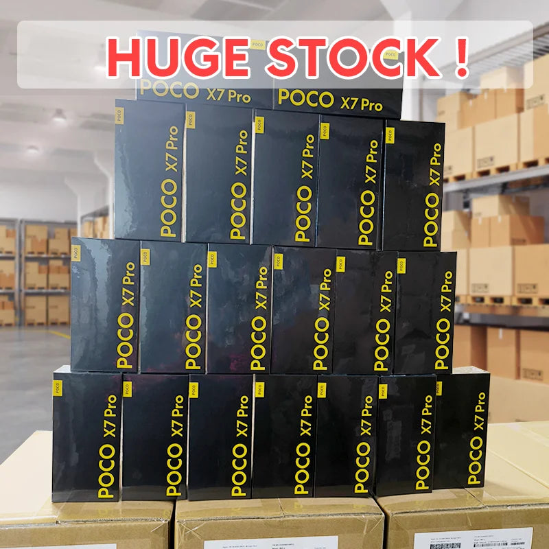 Newest POCO X7 Pro Global Version Mobile Phone 90W HyperCharge 6000mAh Battery Dimensity 8400-Ultra 120Hz 1.5K display IP68 NFC