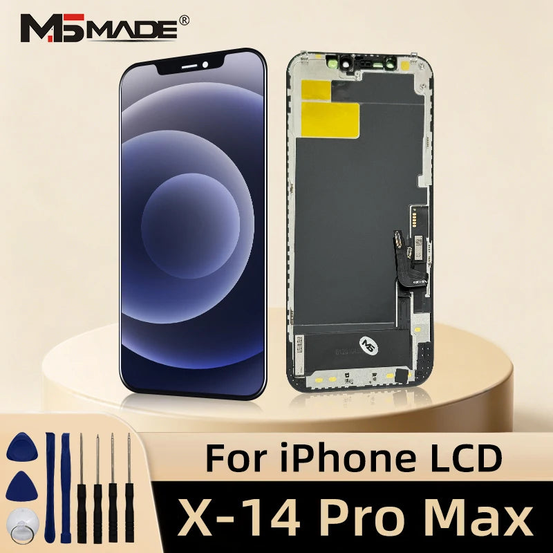 3DAAA For iPhone X XR XS MAX Display 11 11 Pro 12 LCD Screen Digitizer For iPhone 12 Mini 13 14 Pro Max incell 14 Plus 13Pro Max