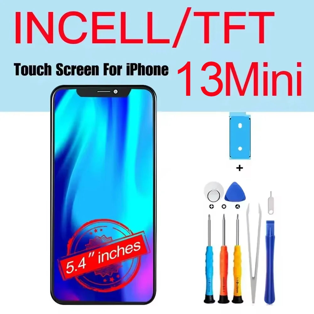 PINZHENG High Quality Screen AMOLED INCELL LCD OLED OEM For iPhone 11 12 13 Mini Pro Max XS XR MAX Display Replacement With Tool
