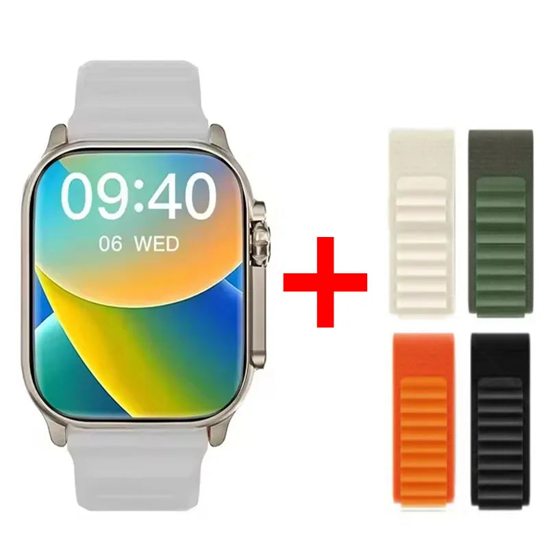 New Watch T900 U2 Smart Watch 49mm 2026 New NFC Men Women GPS Track Bluetooth Call BT Music Games Wireless Charging Smartwatch