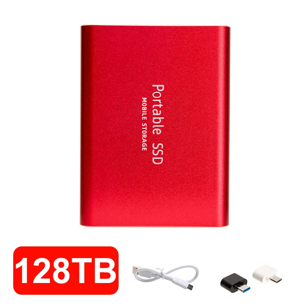 12TB External SSD Portable USB C Solid State Drive Ultra Thin Powerful Performance Game File Storage