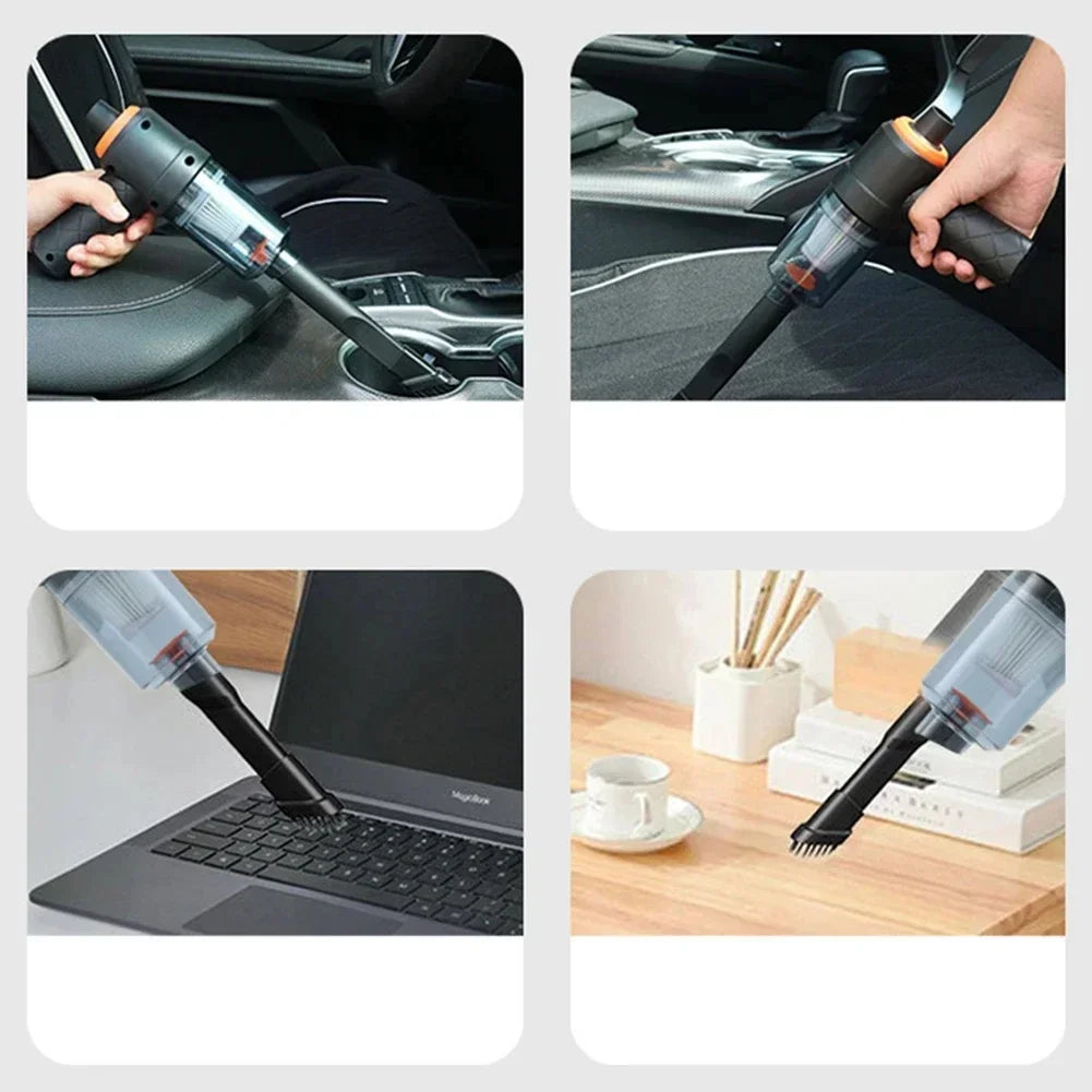 6000Pa Wireless Car Vacuum Cleaner Cordless Handheld Cleaning Robot Auto Vacuums Strong Suction Cleaner For Car