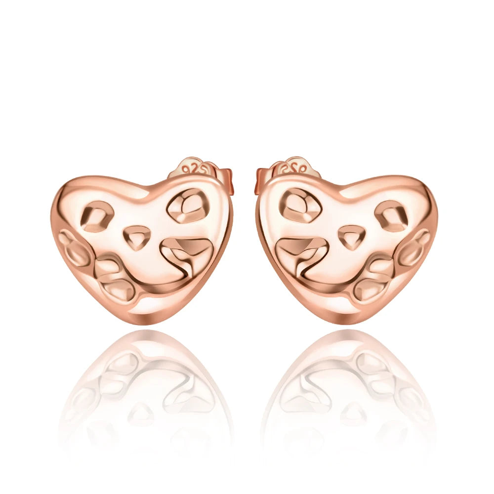 925 Sterling Silver 2026 New Earrings Sparkling Zircon Studs, 3 Color Gold/Rose Gold/Silver Fashion Accessory For Daily Use