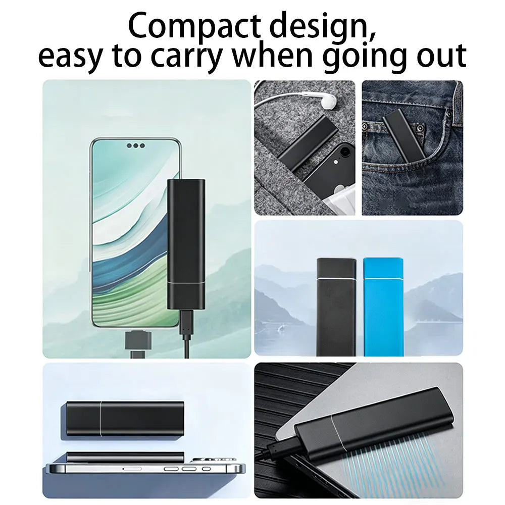 High speed solid state drive 4TB original 2TB external hard drive portable SSD efficient large capacity external hard drive suit