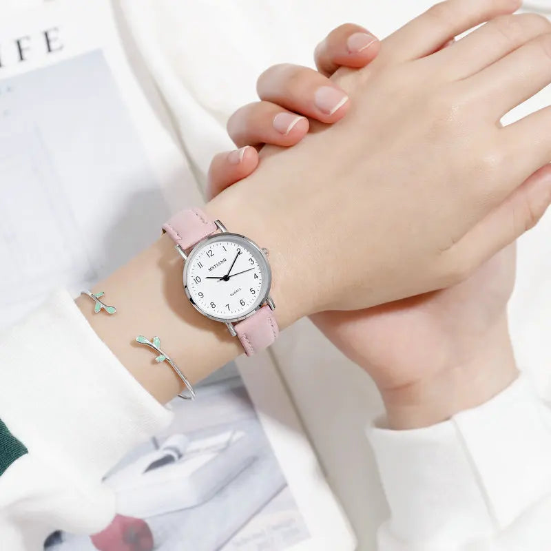Fashion  Luminous  Leather Strap Wristwatch Women Small Dial Quartz Watch Ladies Clock Gift Relojes Para Mujer Dropshipping