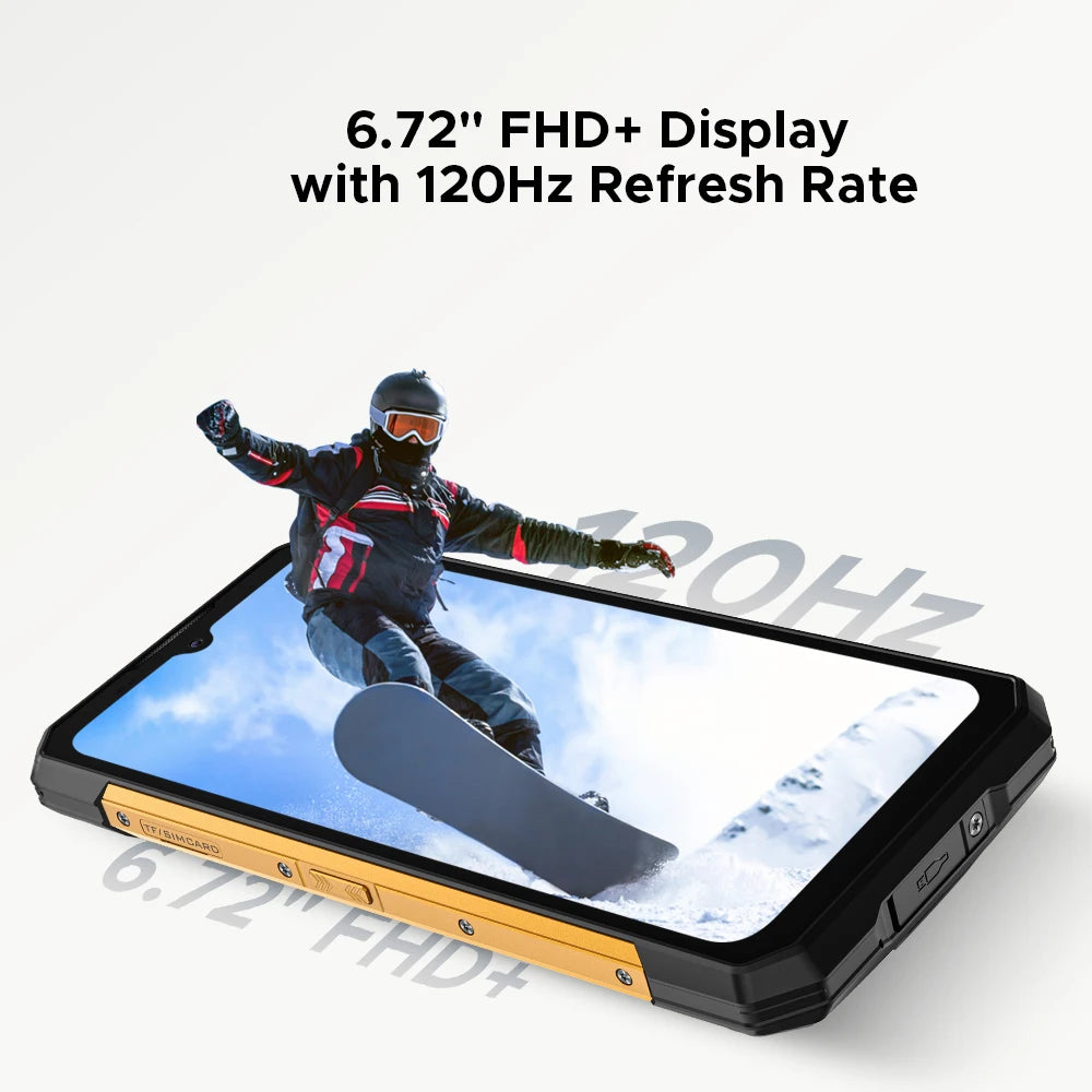【Brand+】DOOGEE S200 X 5G Rugged Phone 12+512GB Smartphone 6.72” FHD+120Hz IPS screen Dimensity 7050 10100mAh battery 33W