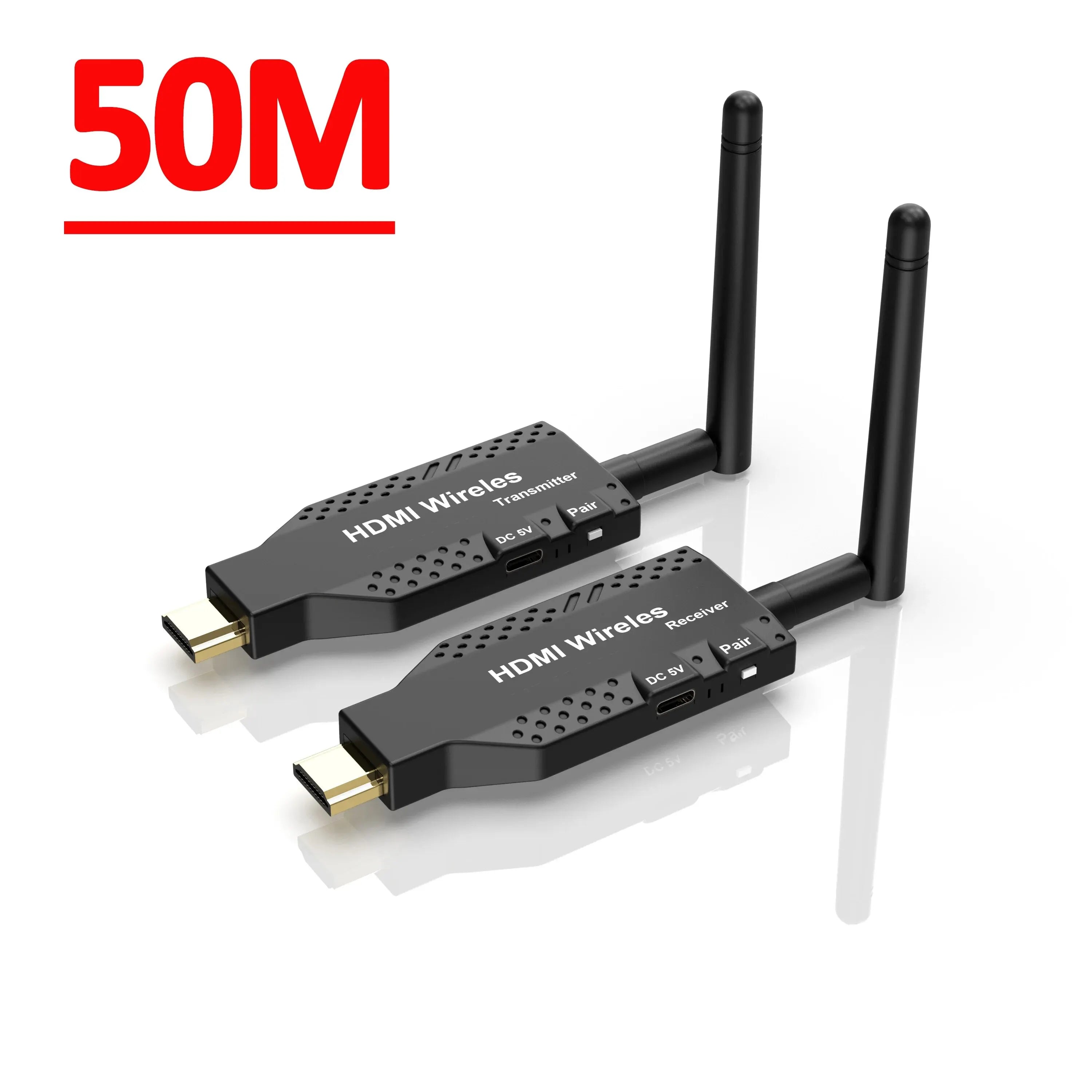 1080P 150m Wireless HDMI-Compatible 1 TX to 4 Splitter Video Transmitter Receiver for PS4 Camera Laptop PC to TV Monitor