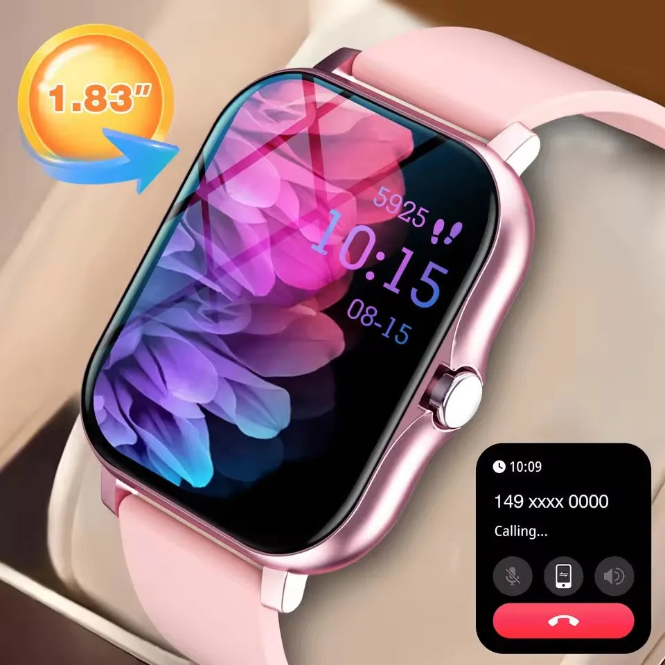 2026 Smart Watch 1.83"Screen Bluetooth Call Heart Rate Blood Oxygen Health Monitor Sports Smartwatch Women Men Holiday Gifts New