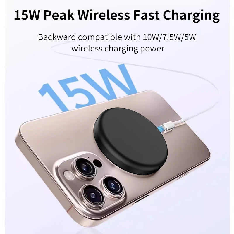 New Magnetic Wireless Charger Pad Stand for Magsafe iPhone 17 16 15 14 13 12 Pro Max Fast Charging Station Magnet Chargers Dock