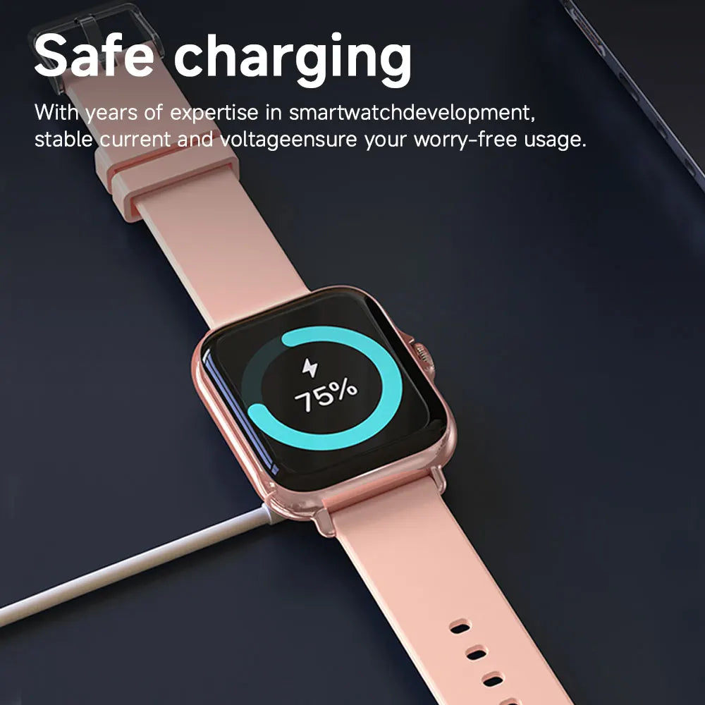 New 1.83''Screen Smartwatch Wireless Call Message Reminder Multiple Sports Modes Remote Camera Perfect Holiday Gift Men Women