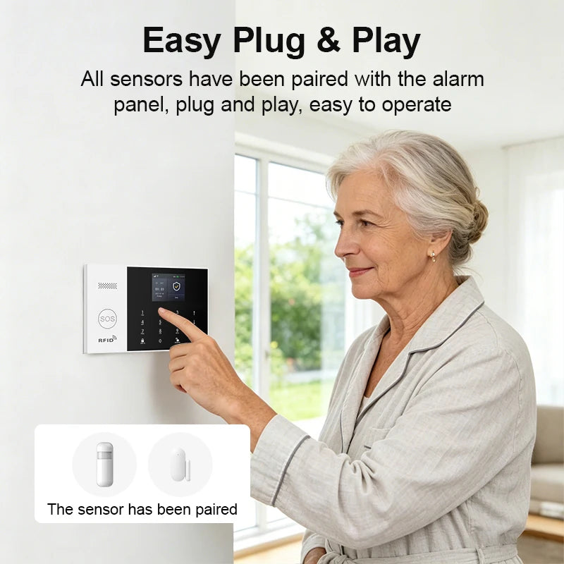 SafeHome™ Kit Alarme Maison Connectée