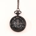 Fashion New Vintage Relief Carved And Hollowed Out Roman  Flip Style Pocket Watch On Chain Pendant Clock Chain Mens Women