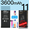 PINZHENG Battery For iPhone X XR XS 11 12 13 Mini Max Pro Promax Real High Capacity Replacement Bateria Warranty One Year