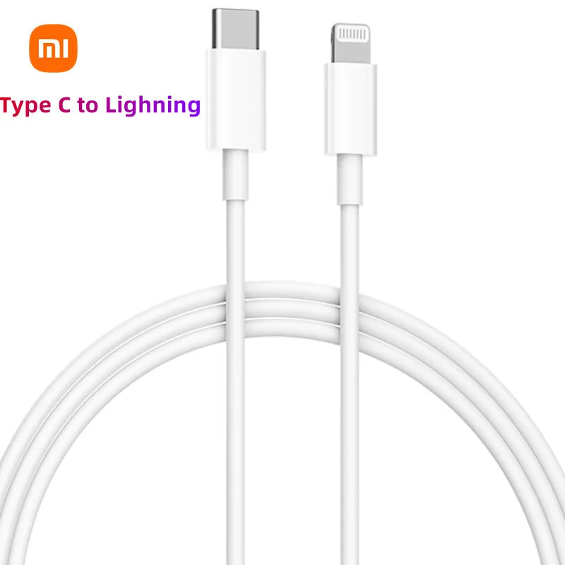 Xiaomi 20W PD USB Type C to Lighting Fast Charger Cable For Apple iPhone 14 13 12 11 Pro Max X XR 8 7 Plus iPad Data Sync Line