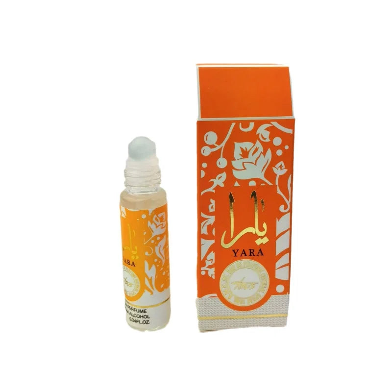 10ml YARA Roll-On Fragrance, Unisex Long Lasting Light Scent, Middle East Style Eau de Parfum Oil
