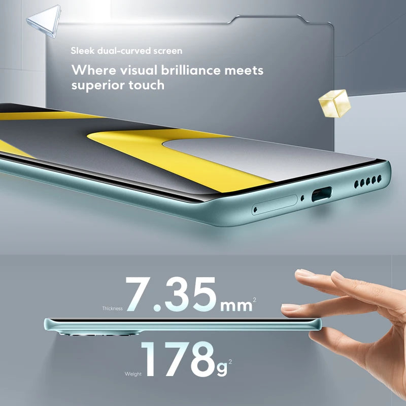 【World Premiere】POCO M8 5G Cellphone Global Version Snapdragon® 6 Gen 3 50MP Camera 6.77" 120Hz AMOLED display 5520mAh 45W NFC