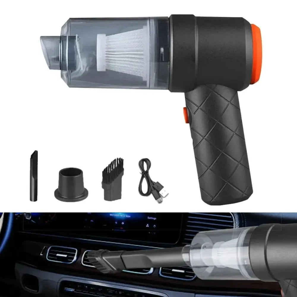 Portable Car Vacuum Cleaner 6000PA Mini Wireless Cleaner Handheld Auto Vacuums Home & Car Dual Use Vacuum Cleaners