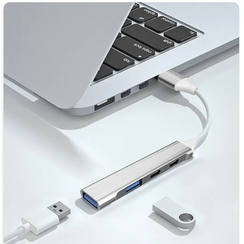 USB 3.0 Hub USB Hub  Type C Dock 4 Port Multi Splitter Adapter OTG Type C HUB for Xiaomi Huawei Macbook Pro USB 3.0 2.0