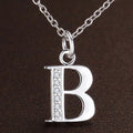 925 Sterling Silver 26 Letters Necklace Pendant for Women Wedding Engagement Jewelry Fashion Classics Gift Party High quality