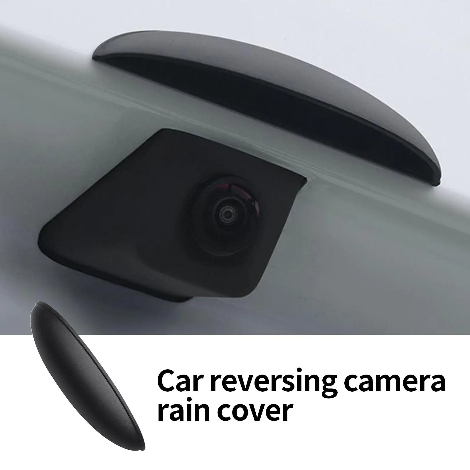 Car Rear Camera Rain Cover ABS Waterproof Rear View Auto Camera Shield Protective Sticker Car Reverse Camera Rain Shade Cover