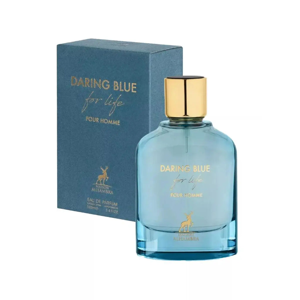 Maison alhambra daring blue eau de perfume 100ml |   Fresh and elegant men's perfume