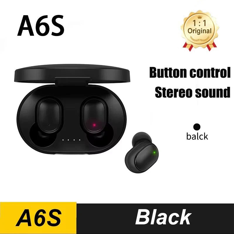 For Xiaomi Original TWS Wireless Bluetooth Earphones Sport Earbuds Noise Cancelling Headsets For Redmi Airdots iPhone Headphones