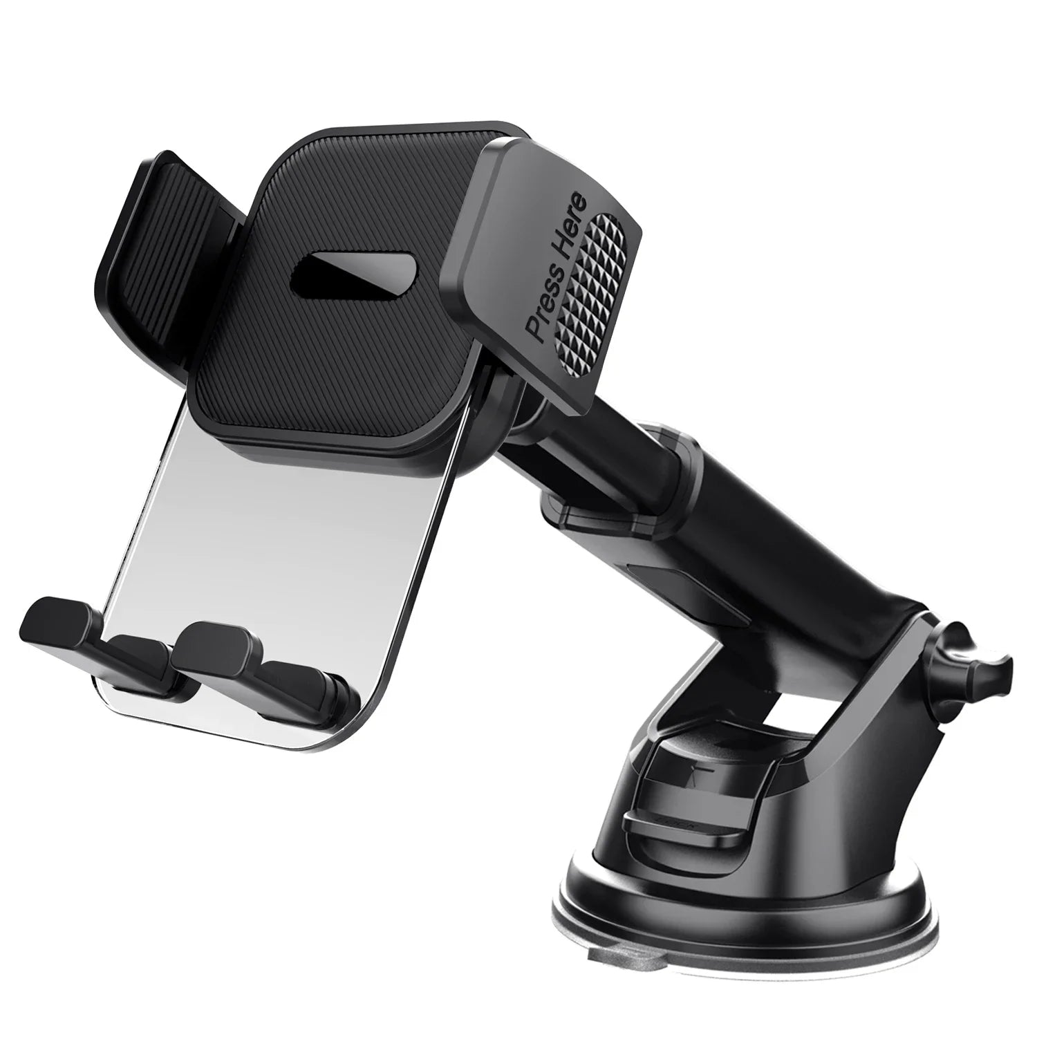 Car Cell Phone Holder Cellphone Mount for Dashboard Windshield Auto Dash Mobile IPhone Support Fit 4.7-7" Smartphone Auto Supply
