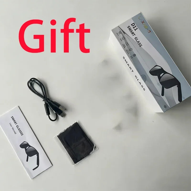 Lenovo Smart AI 8K Camera Sunglasses Multifunctional Bluetooth Call Music Player Translate Voice Assistant Photochromic Glasses