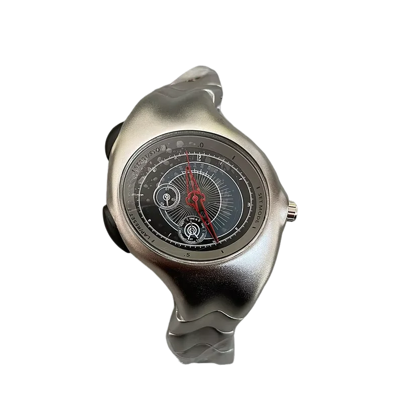 Alien Twist Original Watch Distorted Y2K Watch Fashion Trendy Retro Watch Premium ins Sports Niche Personality Design Men Quartz