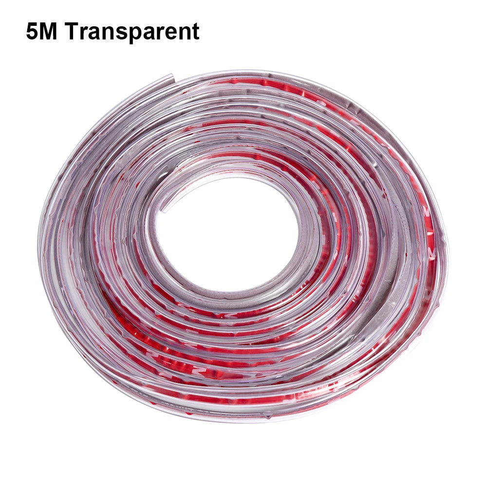 2M/5M/10M Car Door Protector Anti Collision Strip U Type Universal High Quality Rubber Car Door Edge Protection Car Accessories
