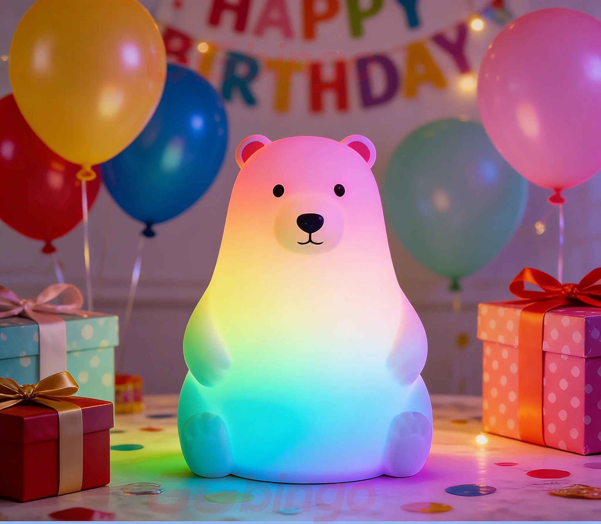 Capybara Night Light - Silicone USB Cute Baby Nightlight,Nursery Decor for Home Bedroom Birthday Dorm Easter Bathroom Christmas