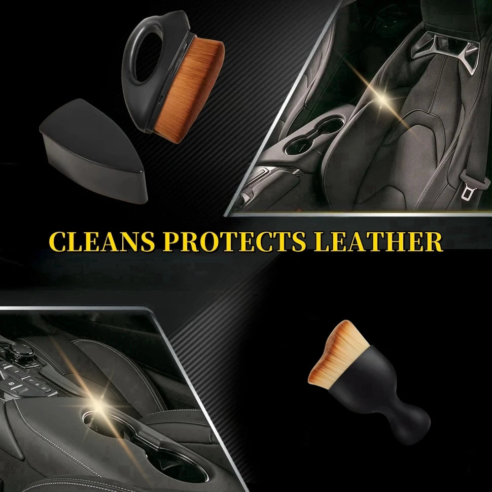 4-5PCS Car Detailing Brush Set Air Conditioning Vent Clean Crevice Sweep Dust Duster Auto Interior with Brush Car Wash Tool Set